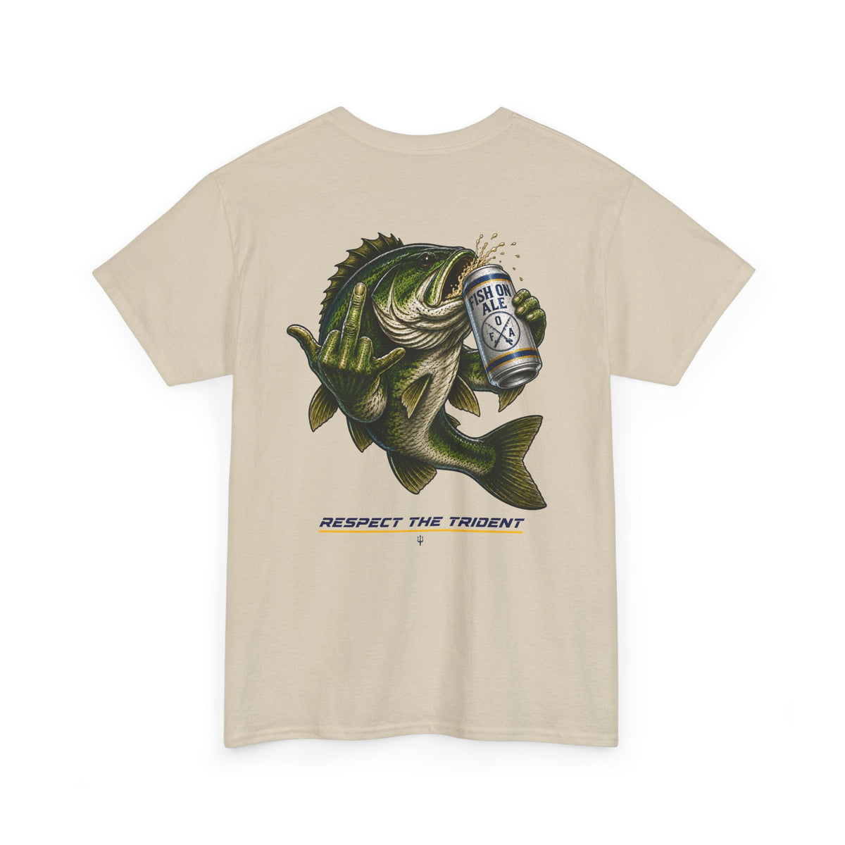 Respect the Trident Bass Fish Tee