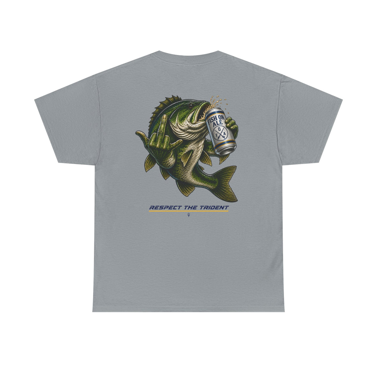 Respect the Trident Bass Fish Tee