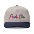 Fish On Embroidered Two-Tone Baseball Cap