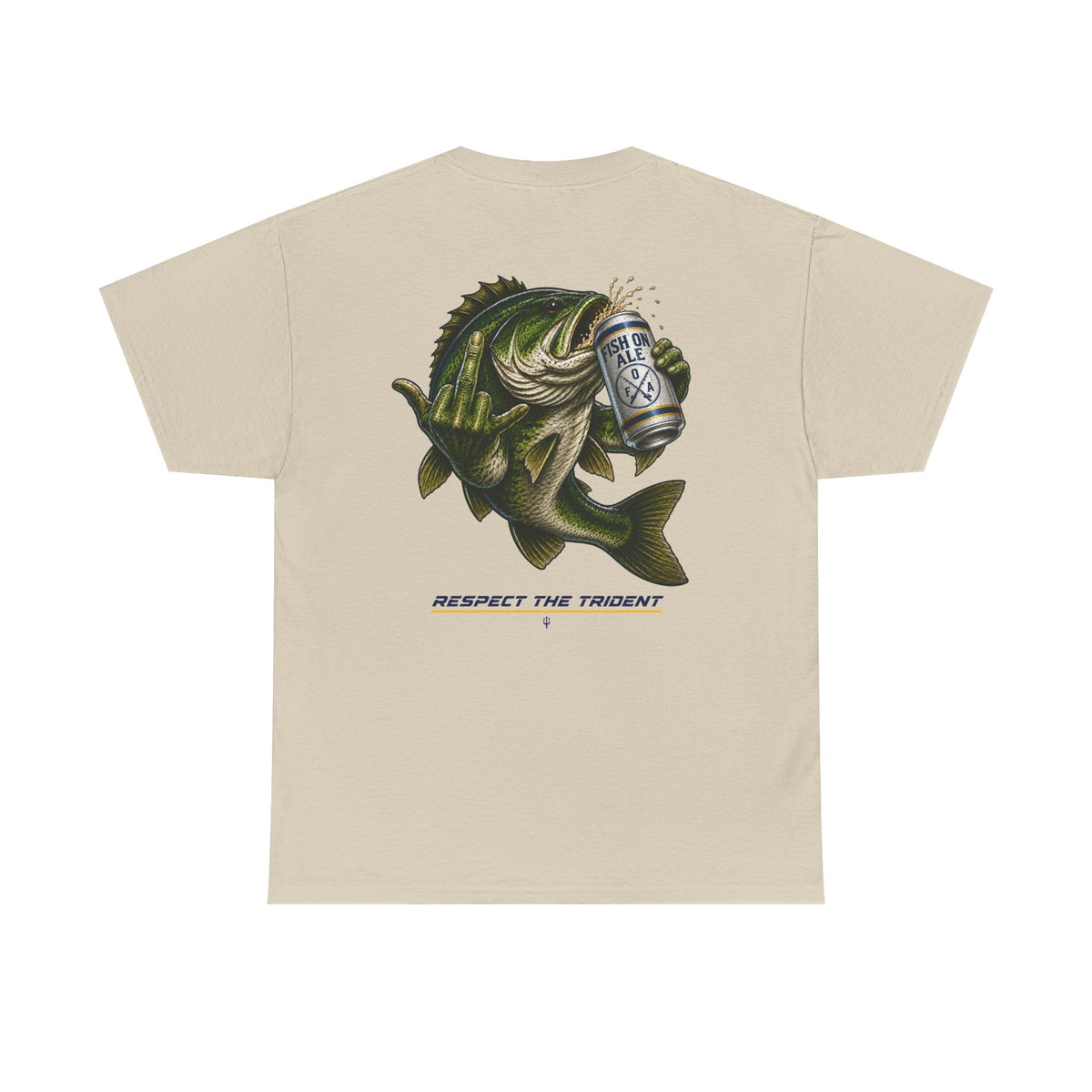 Respect the Trident Bass Fish Tee
