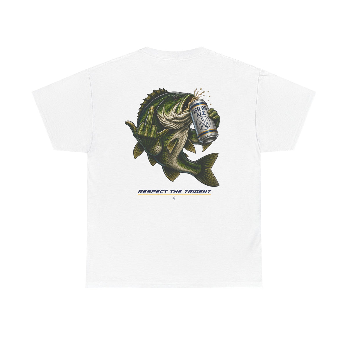 Respect the Trident Bass Fish Tee
