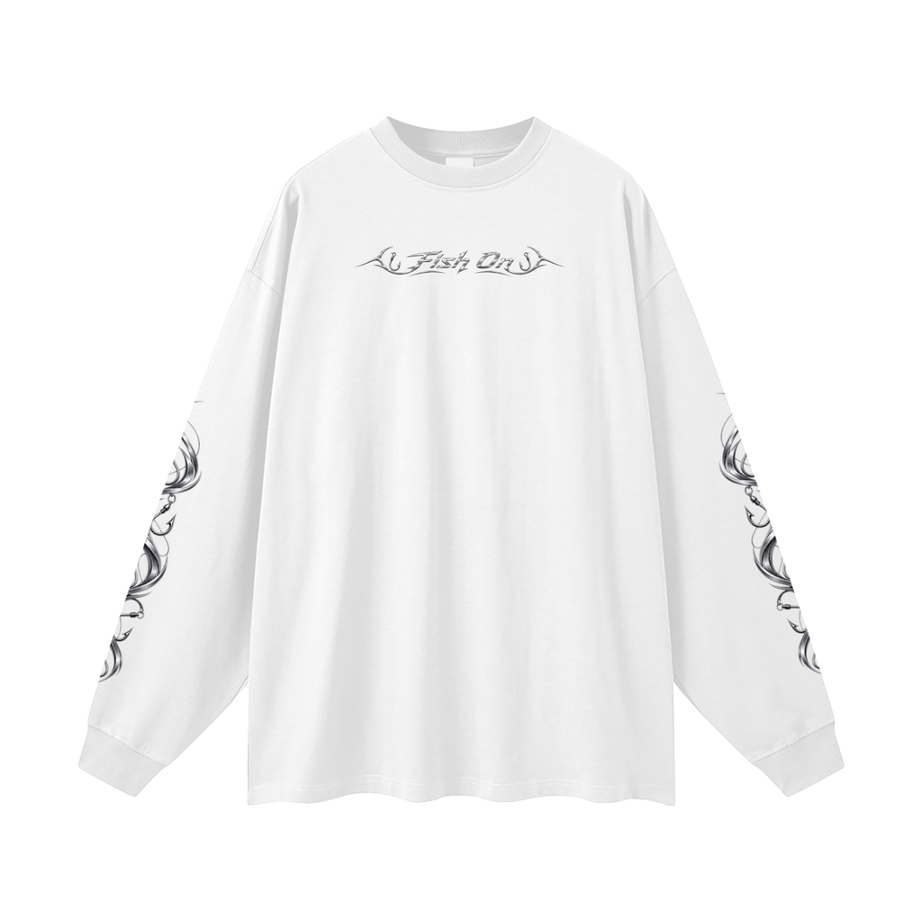 Fish On - Silver Hook Long Sleeve