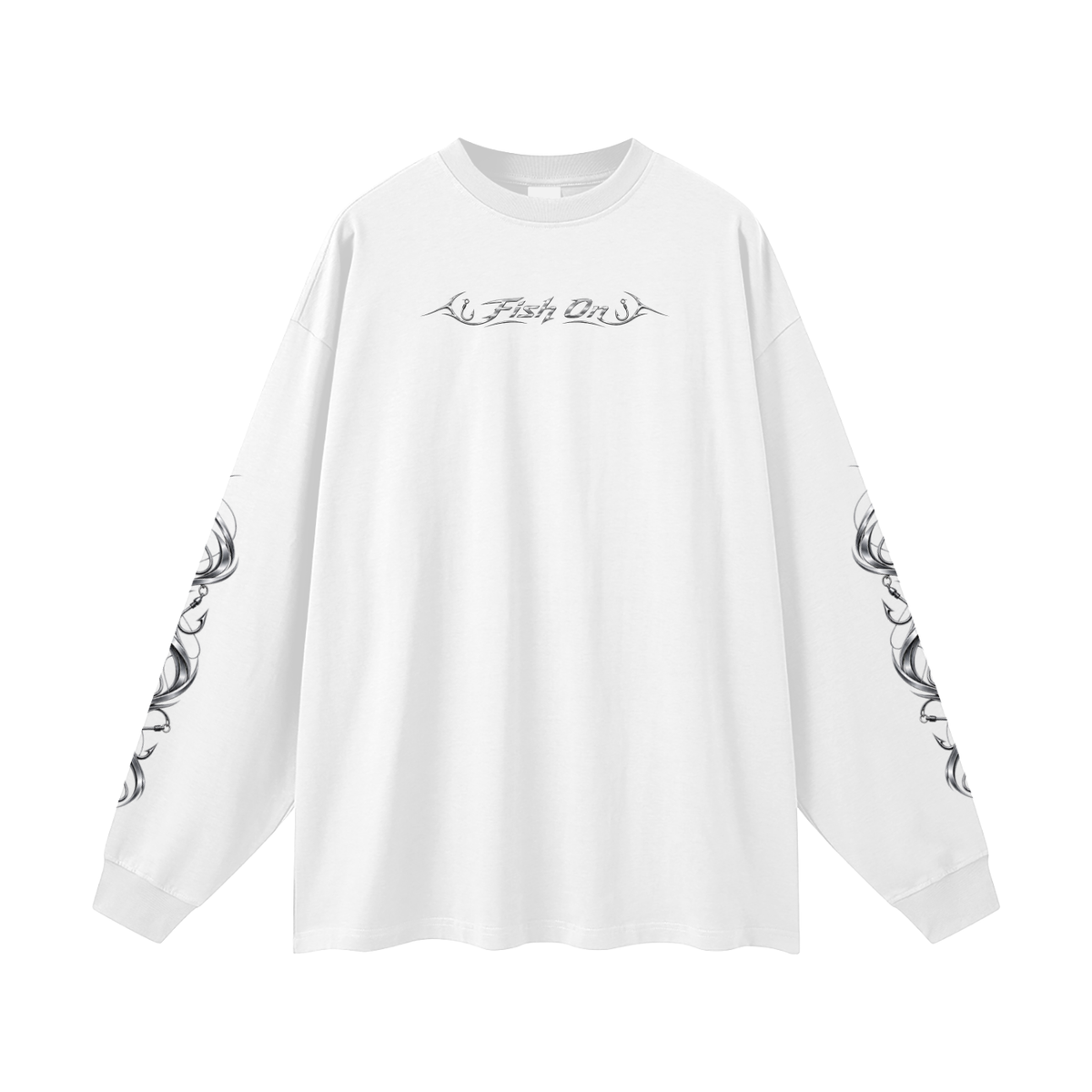 Fish On - Silver Hook Long Sleeve