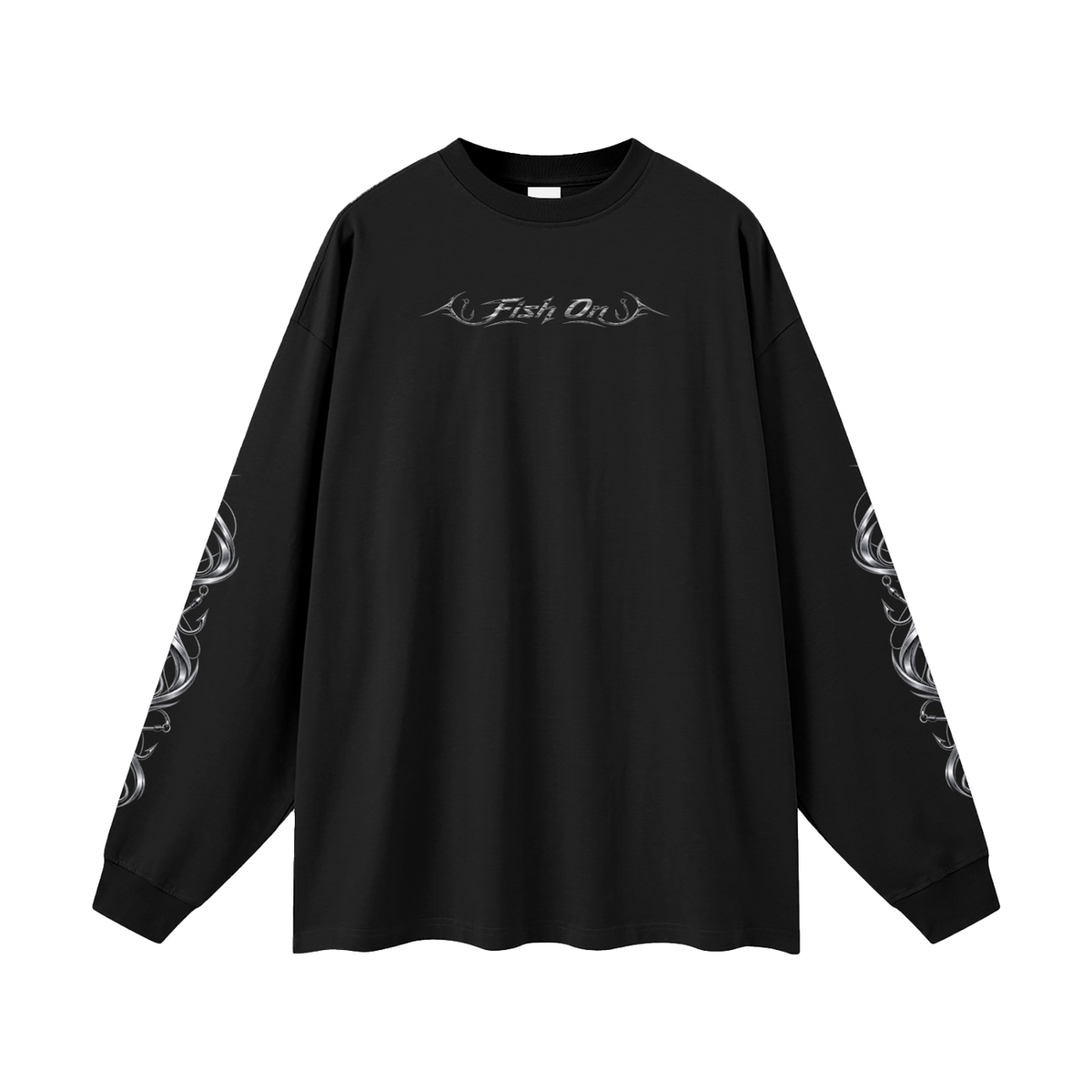 Fish On - Silver Hook Long Sleeve