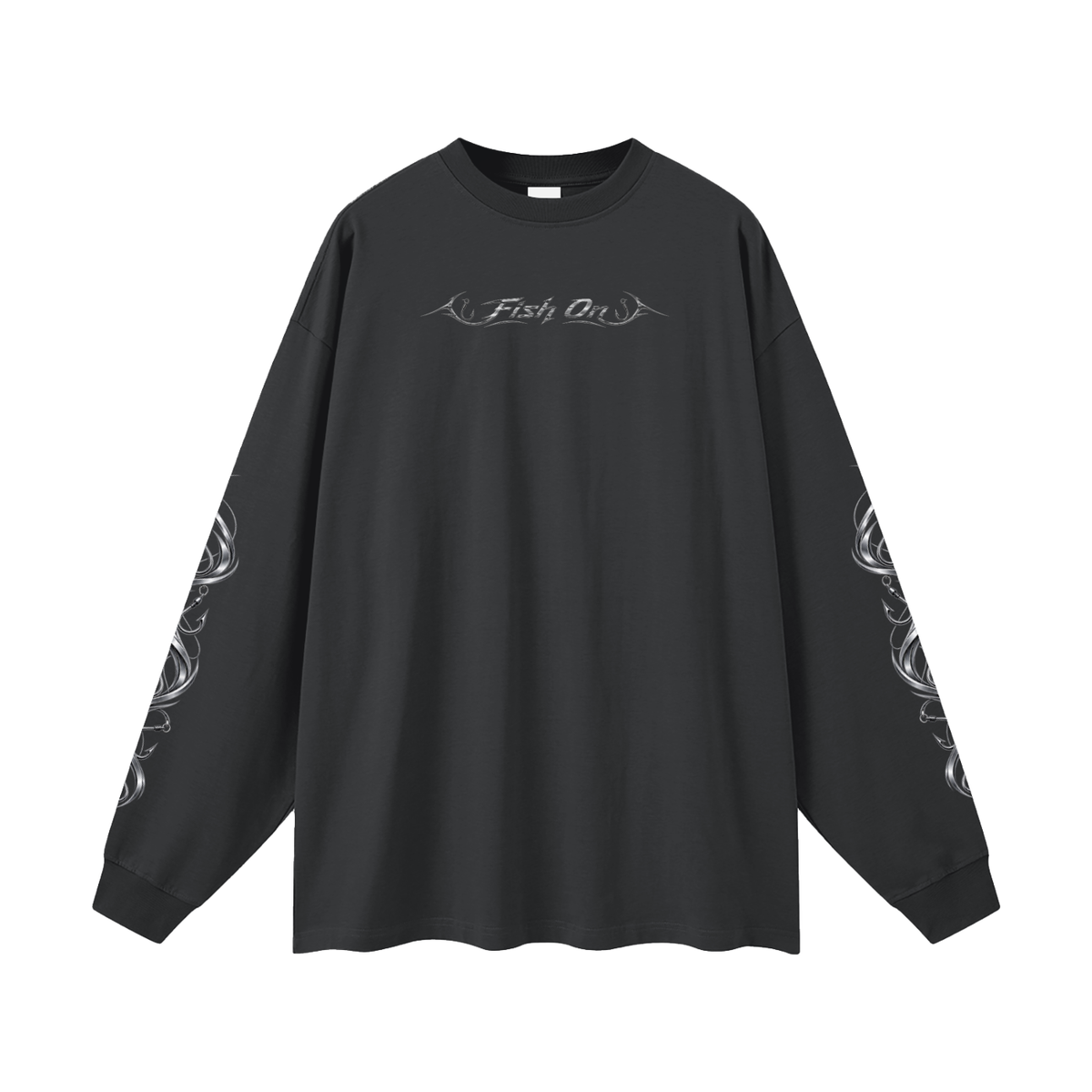 Fish On - Silver Hook Long Sleeve