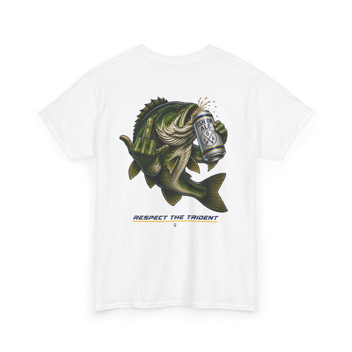 Respect the Trident Bass Fish Tee