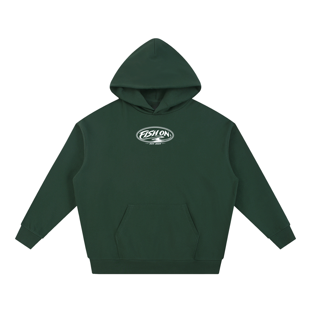 Fish On Essential Heavyweight Hoodie