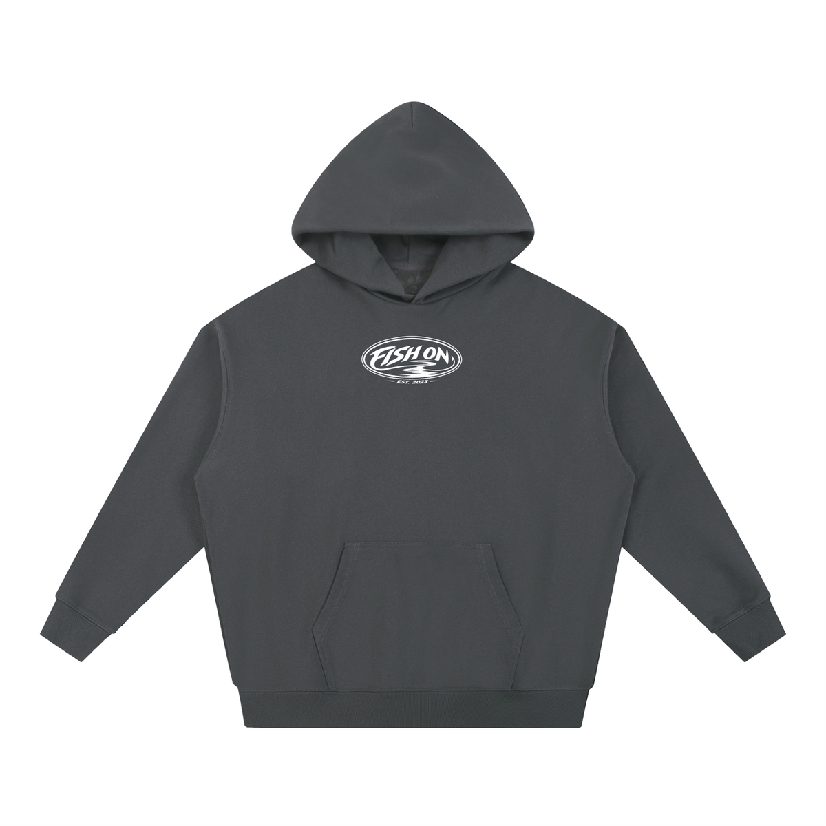 Fish On Essential Heavyweight Hoodie