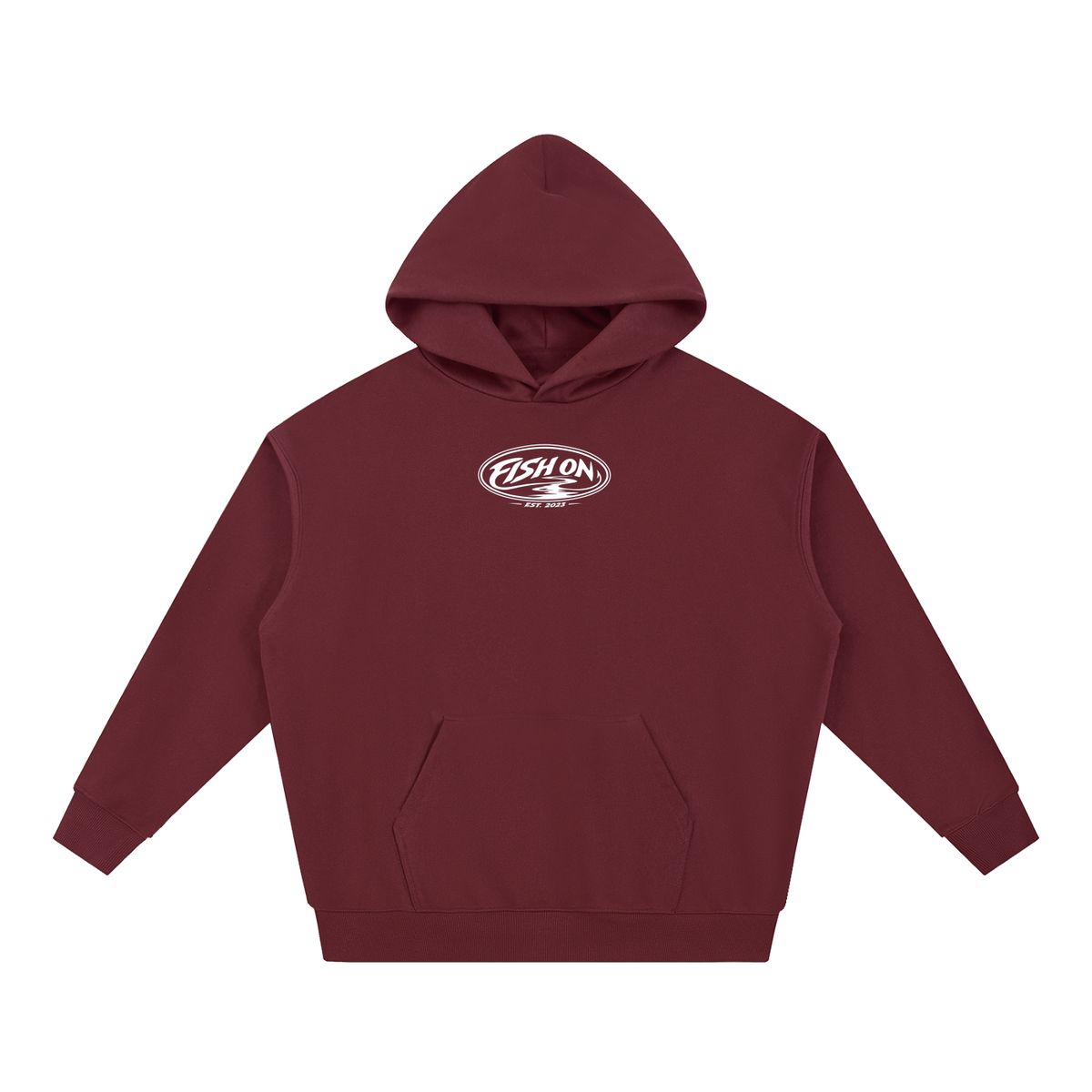 Fish On Essential Heavyweight Hoodie